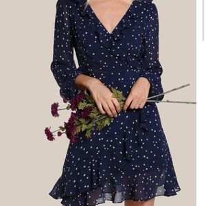 realisation par inspired star print ruffle dress